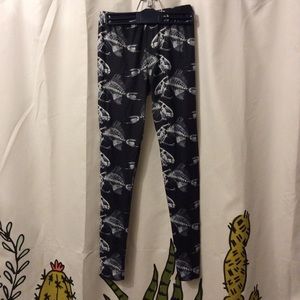 Attic Salt fish pattern leggings. One size.